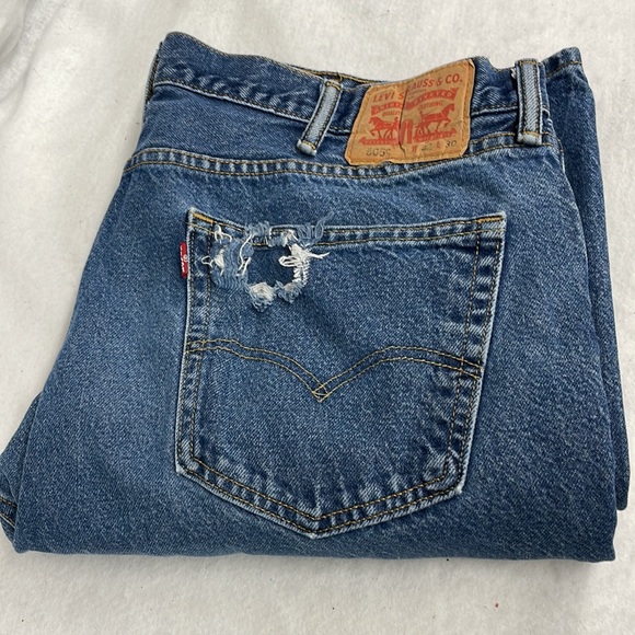 Levi’s 505 vintage jeans men sz 42x30 - Picture 3 of 8